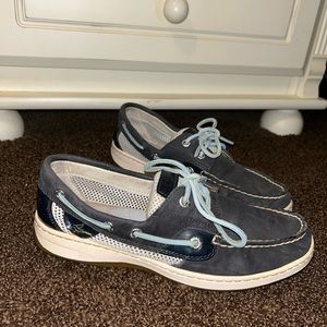 Sperry Women’s Boat Shoes, Blue, Size 7M